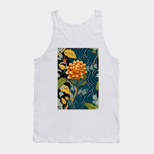 Golden Chrysanthemum Tank Top